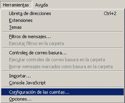 Acceso a las cuentas de correo en Mozilla ThunderBird